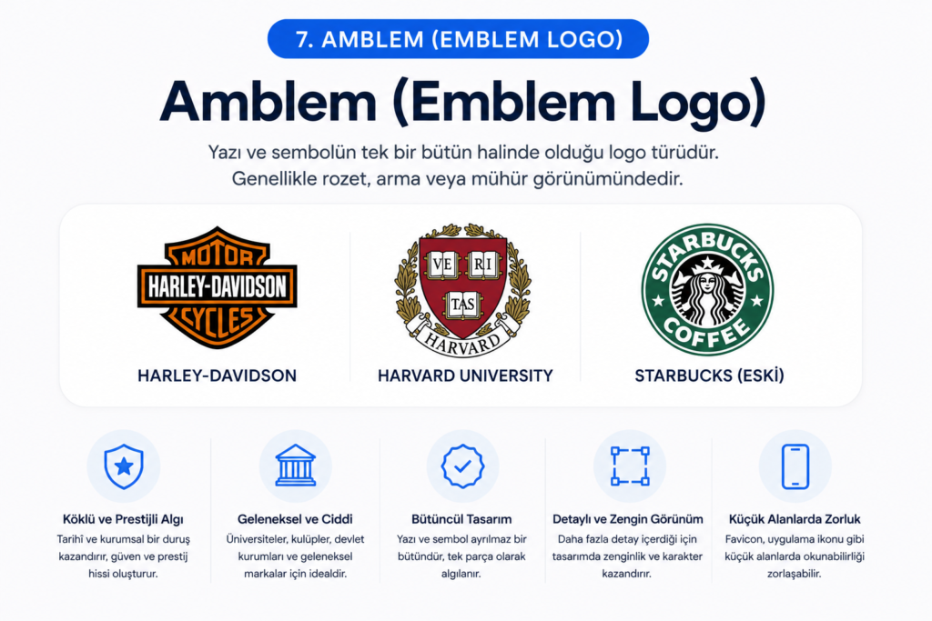 Amblem Logo Türü